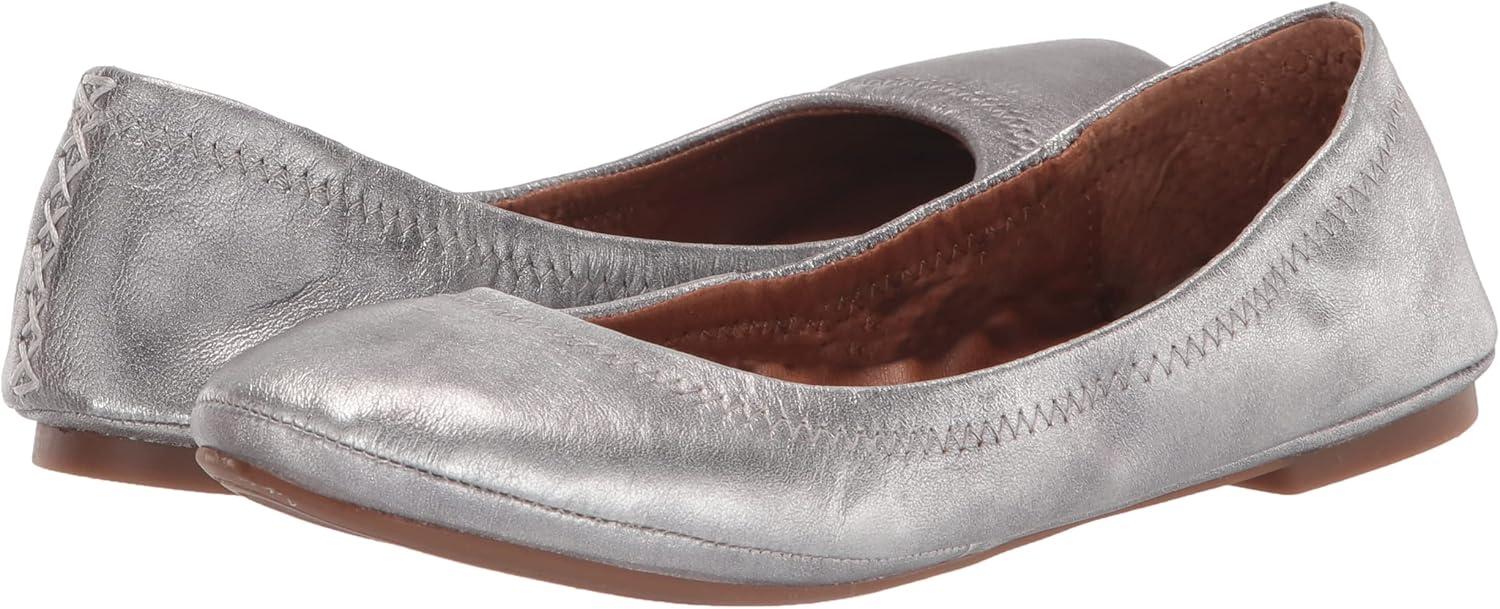imageLucky Brand Womens Emmie Ballet FlatPewter Silver