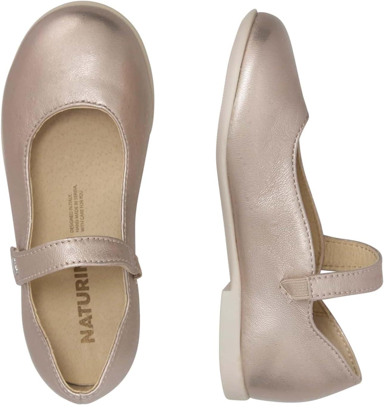 imageNaturino Girls Miul ToddlerLittle Kid Ballet FlatCipria