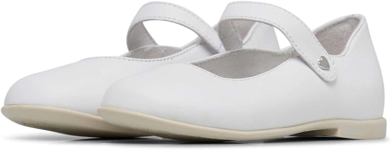 imageNaturino Girls Miul ToddlerLittle Kid Ballet FlatWhite