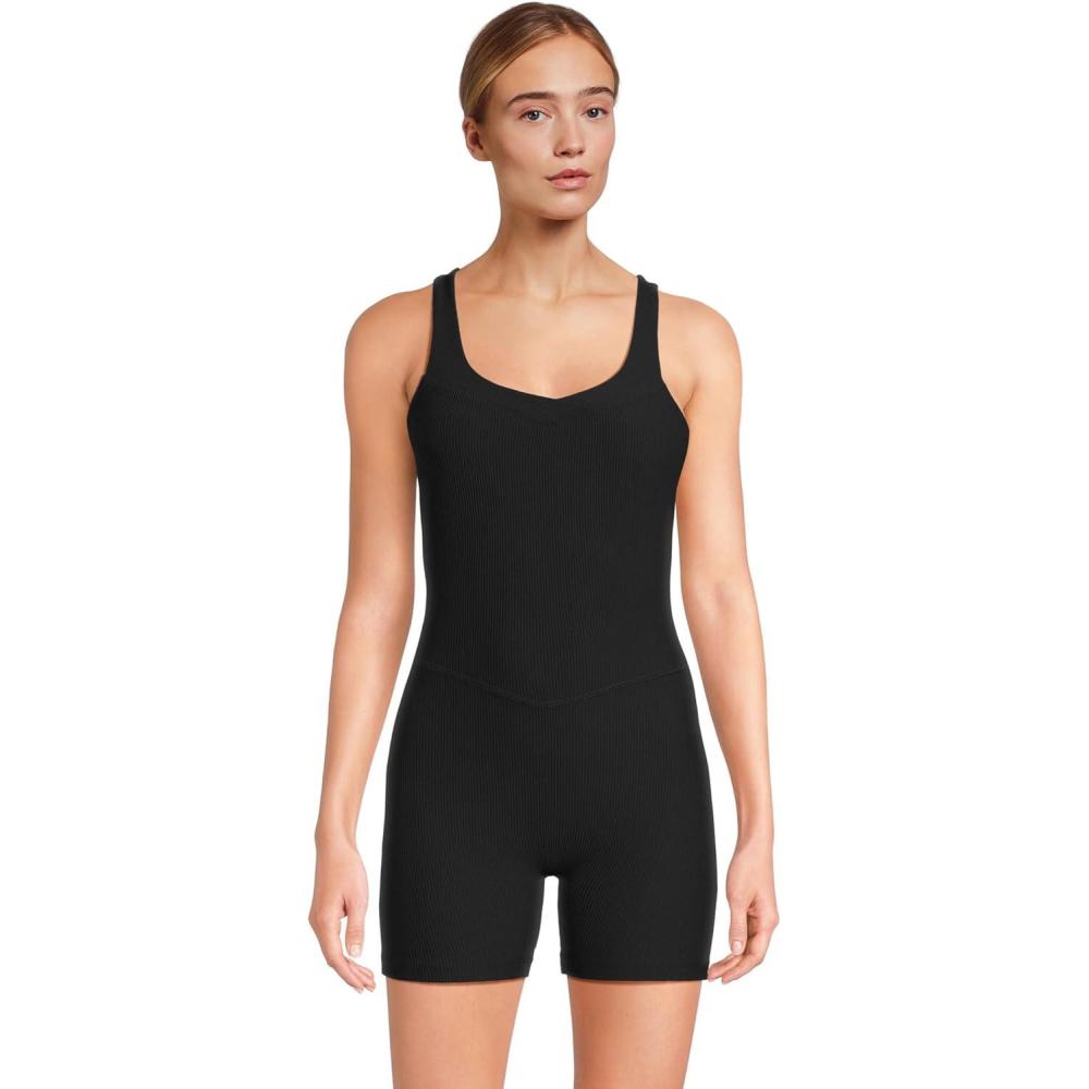 imageBeyond Yoga womens Routine Biker JumpsuitBlack Onyx