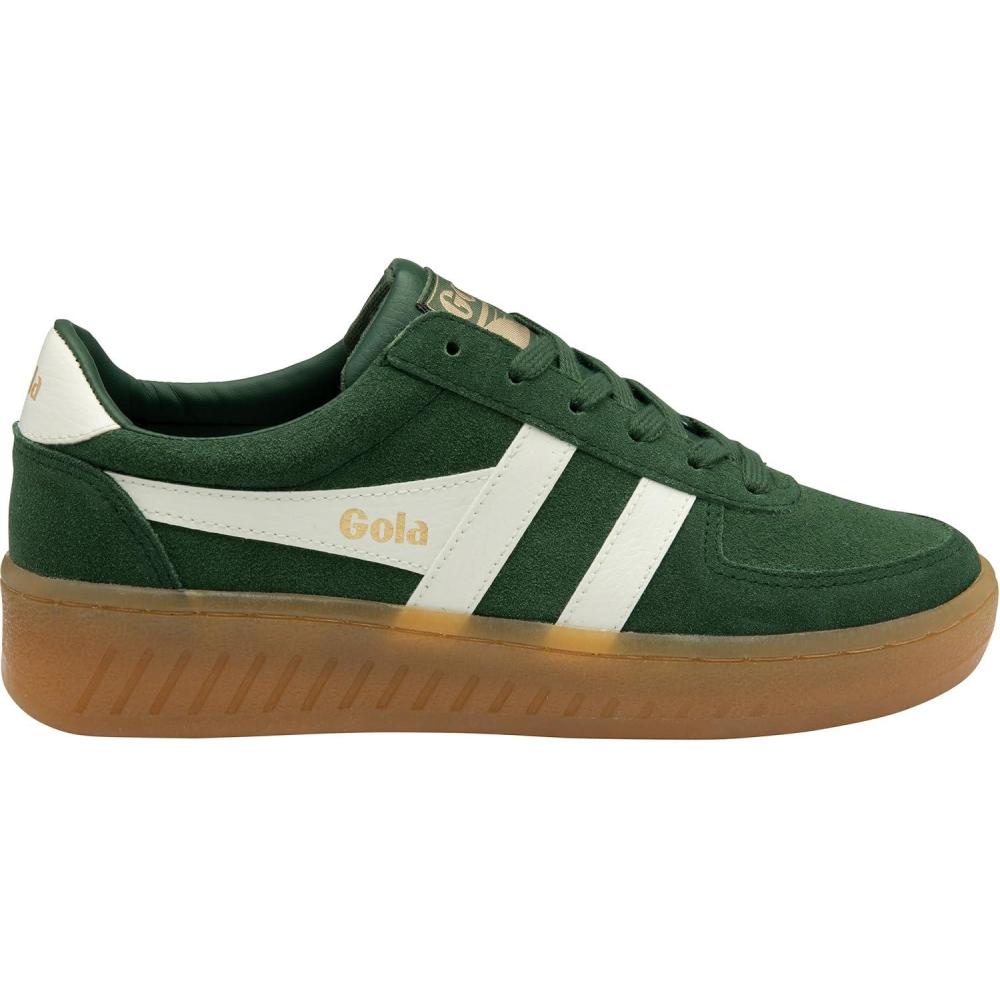 imageGola Womens Grandslam Suede SneakerBoneOff WhiteGum