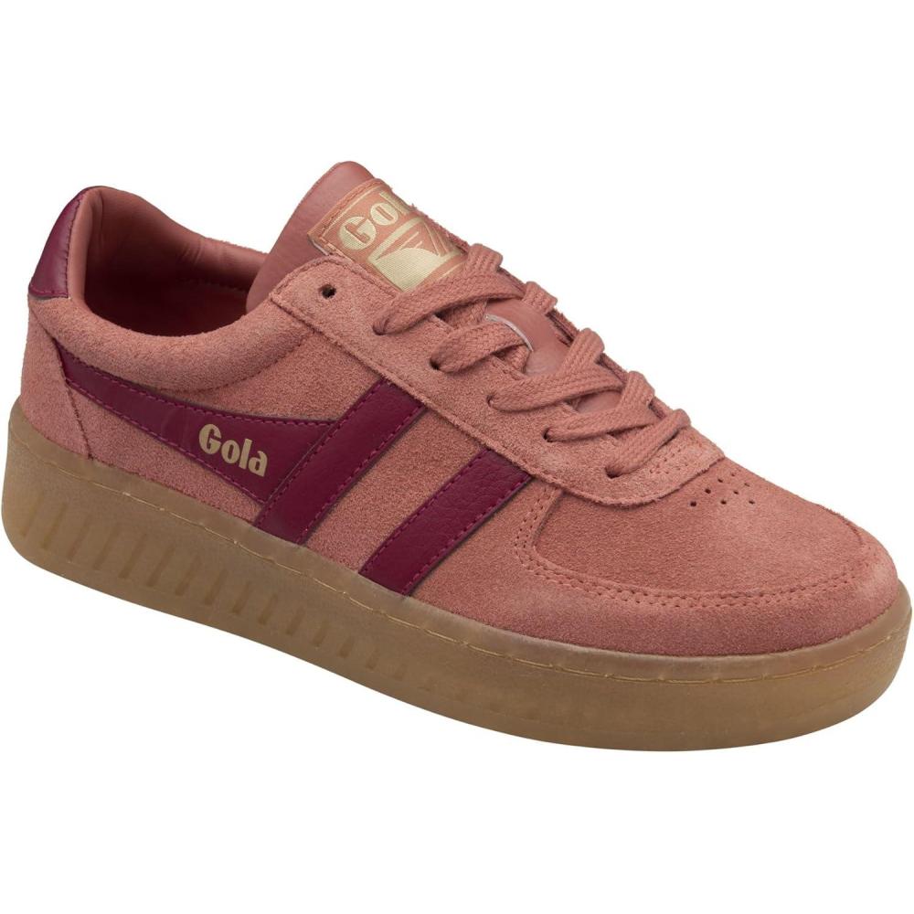 imageGola Womens Grandslam Suede SneakerClayCeriseGum