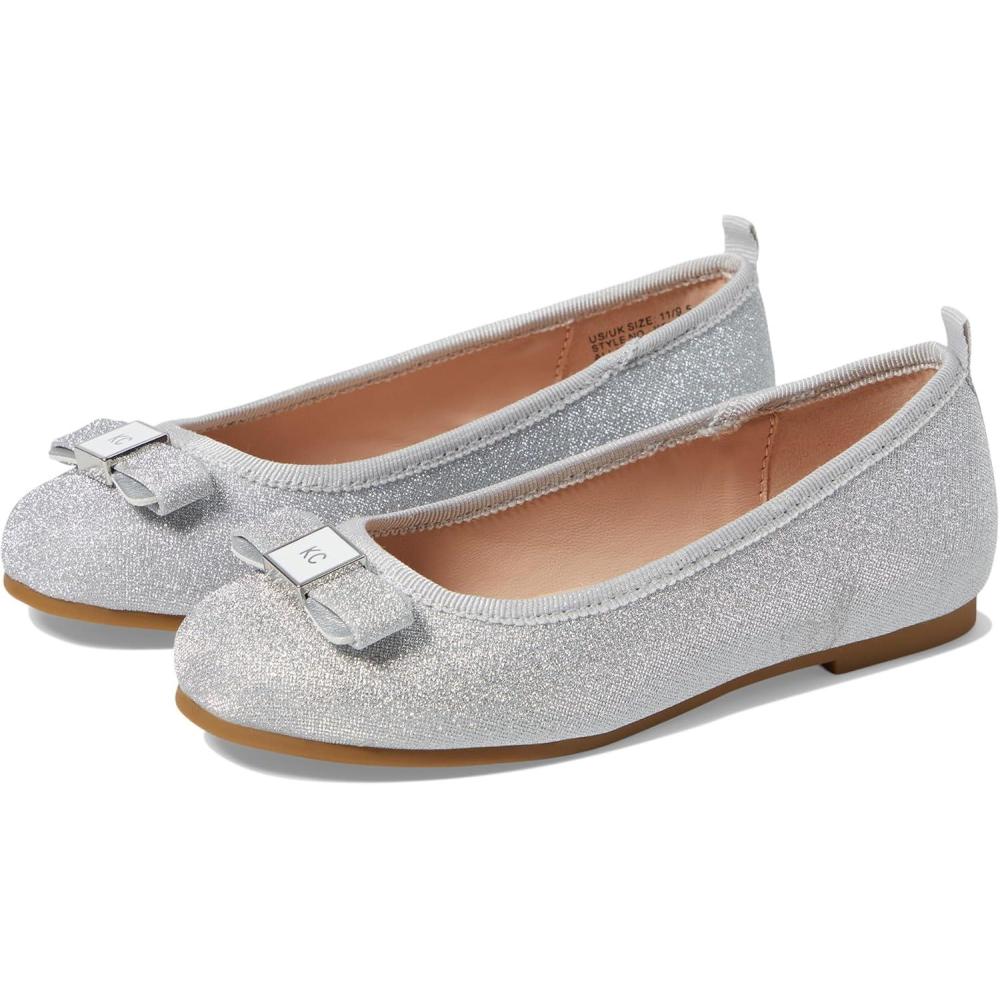 imageKenneth Cole REACTION Girls Daisy Rylee Littile Big Kid Ballet FlatSilver