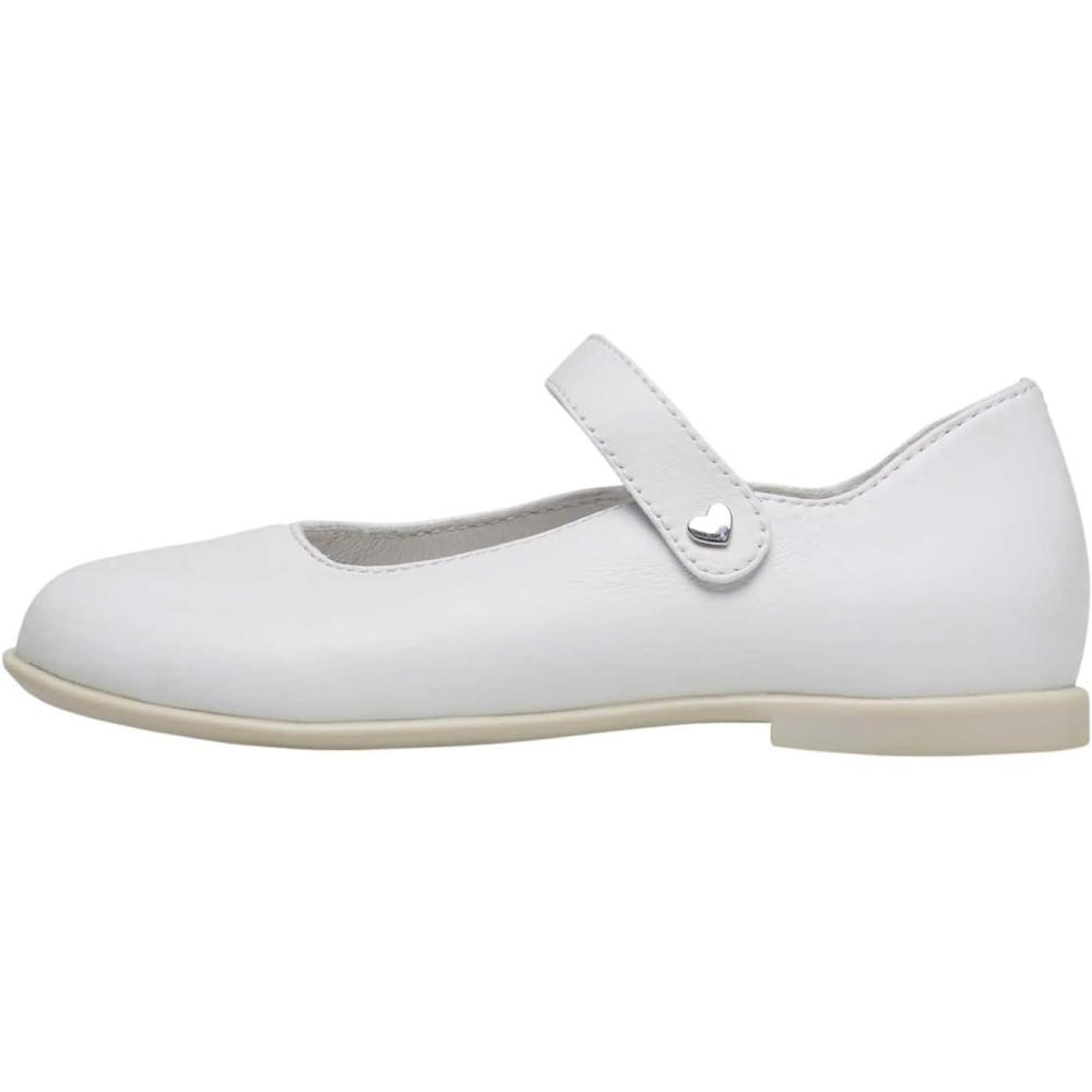 imageNaturino Girls Miul ToddlerLittle Kid Ballet FlatWhite