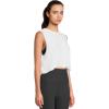 Beyond Yoga Women’s Featherweight Minimal Cropped Tank(Cloud White)