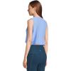 Beyond Yoga Women’s Featherweight Minimal Cropped Tank(Flower Blue Heather)