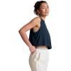 Beyond Yoga Women’s Featherweight Minimal Cropped Tank(Nocturnal Navy)