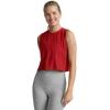 Beyond Yoga Women’s Featherweight Minimal Cropped Tank(Ruby Rush Heather)