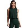 Beyond Yoga Women’s Featherweight Minimal Cropped Tank(Dark Spruce Green Heather)