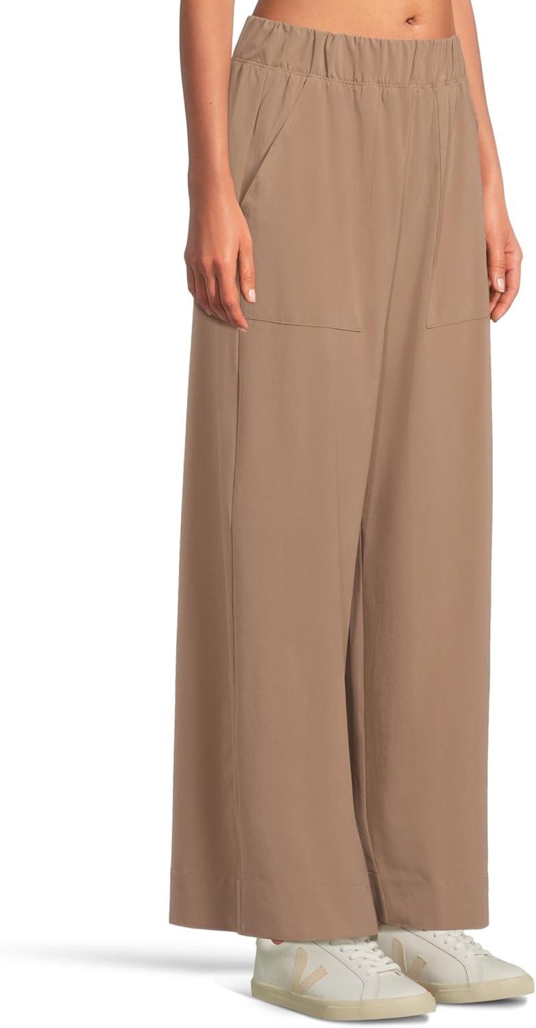imageBeyond Yoga Womens Stretch Woven Wide Leg PantsKhaki