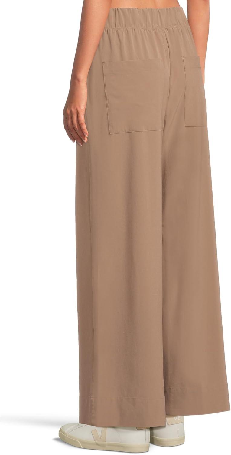 imageBeyond Yoga Womens Stretch Woven Wide Leg PantsKhaki