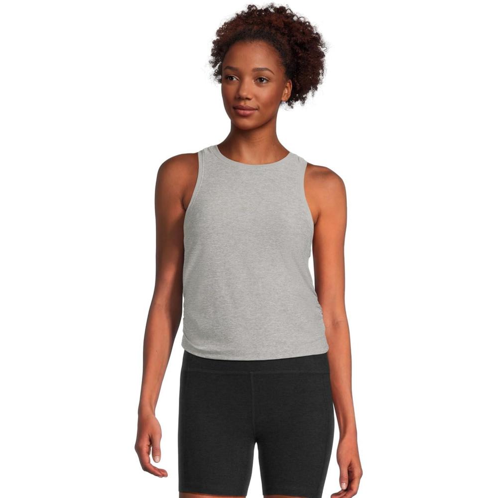 imageBeyond Yoga Womens Featherweight Your Fit Shirred TankSilver Mist