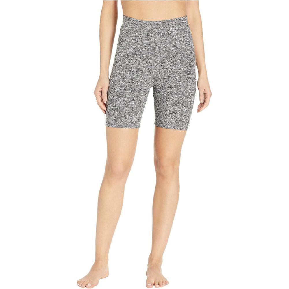 imageBeyond Yoga Womens Spacedye Keep Pace 7quot ShortBlackWhite