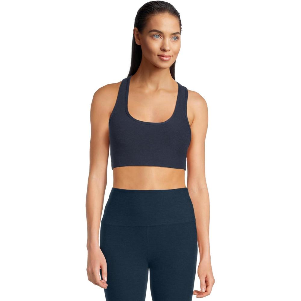 imageBeyond Yoga Womens Spacedye Simplicity Medium Support BraNocturnal Navy