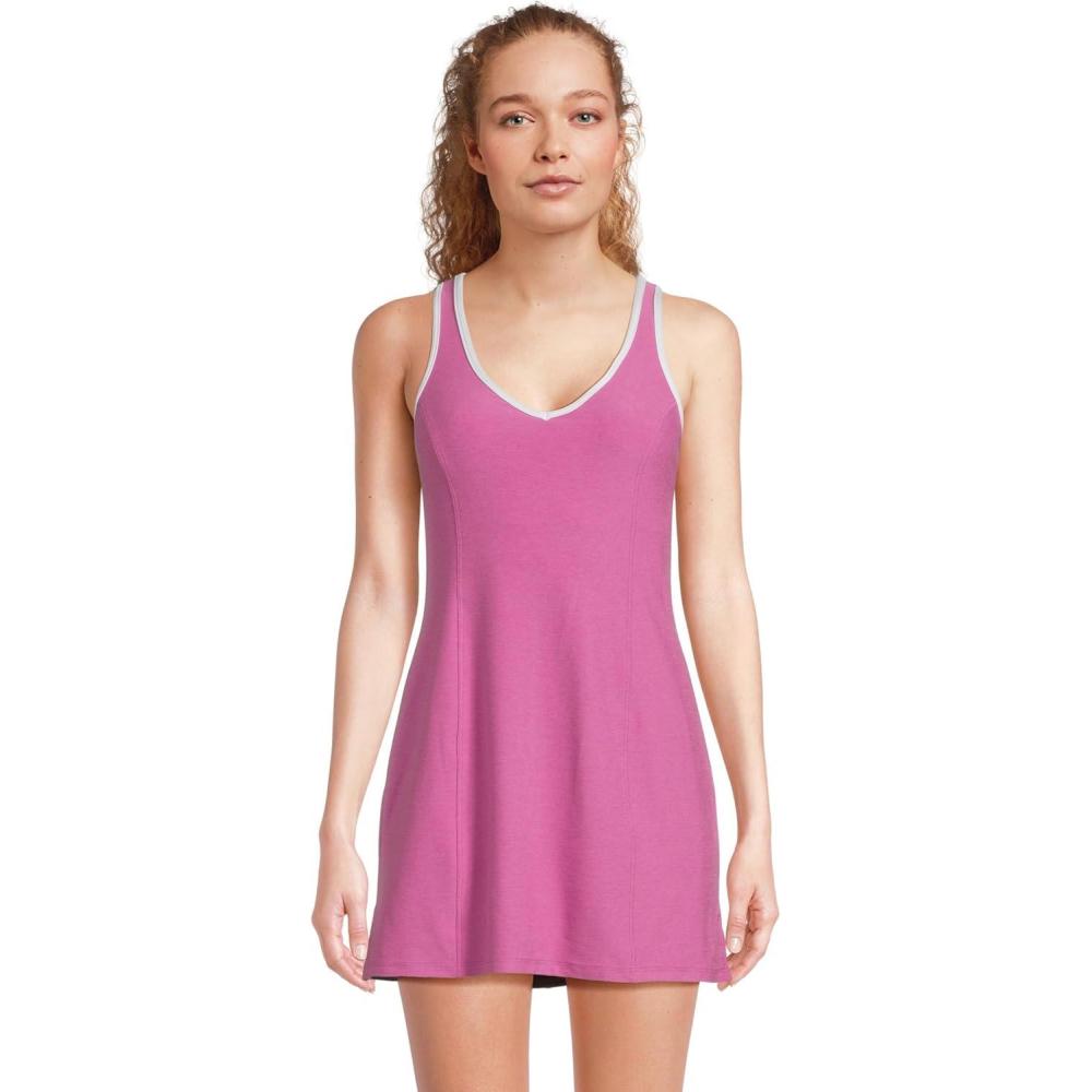 imageBeyond Yoga Womens Spacedye Starting Line DressSunset Violet Heather