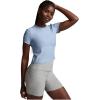 Beyond Yoga Women’s Featherweight Cropped Tee(Blue Zen Heather)