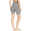 Beyond Yoga Women’s Spacedye Keep Pace 7″ Short(Black/White)