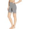 Beyond Yoga Women’s Spacedye Keep Pace 7″ Short(Black/White)