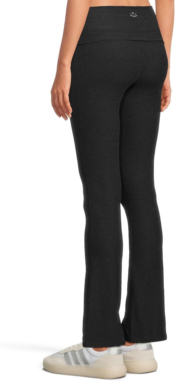 imageBeyond Yoga Womens Spacedye Foldover PantsDarkest Night