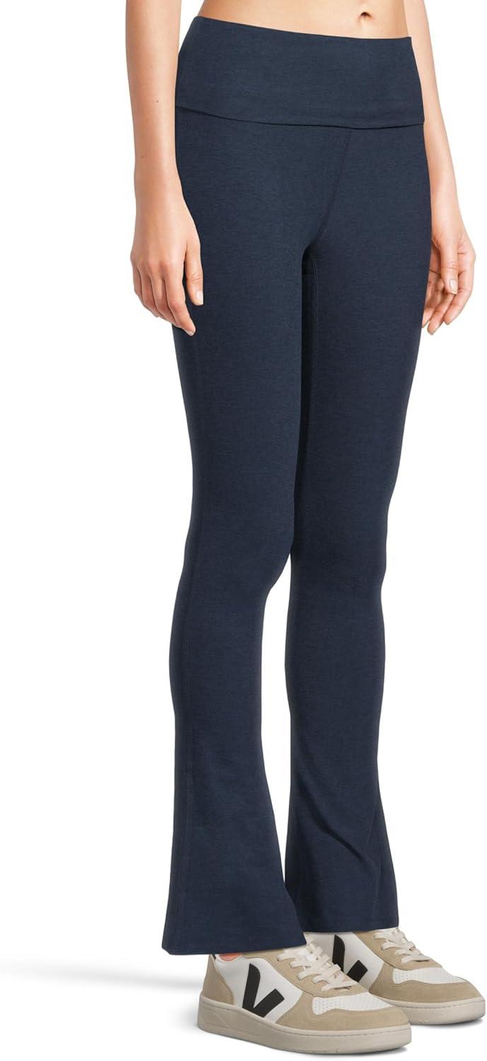 imageBeyond Yoga Womens Spacedye Foldover PantsNocturnal Navy