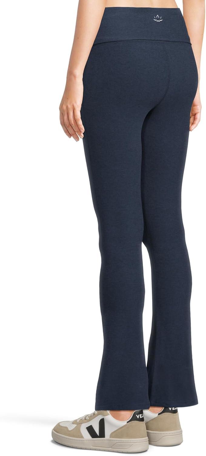 imageBeyond Yoga Womens Spacedye Foldover PantsNocturnal Navy