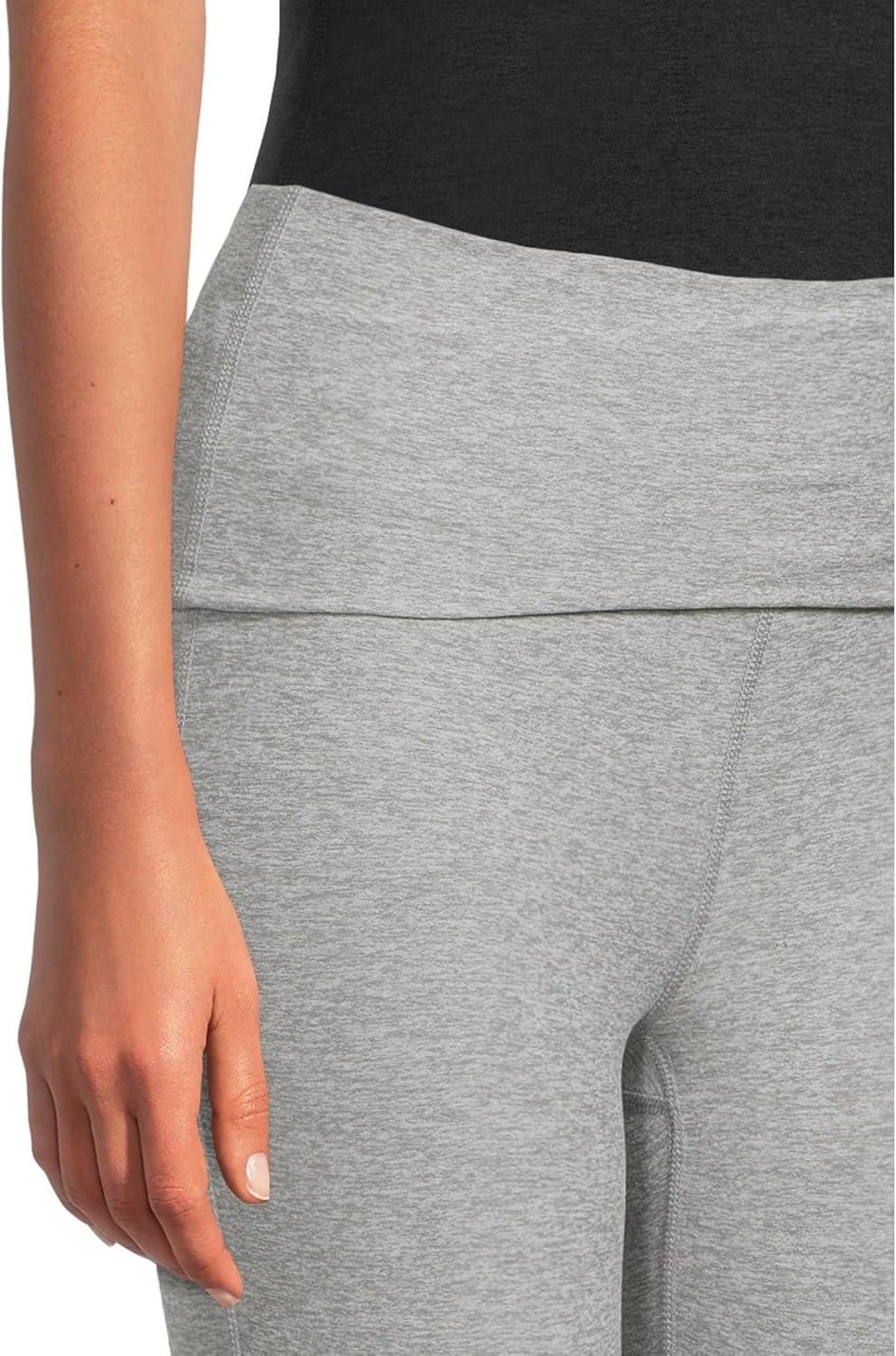 imageBeyond Yoga Womens Spacedye Foldover PantsSilver Mist