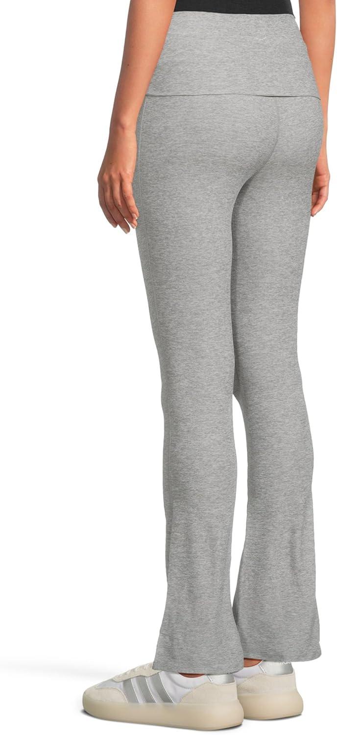 imageBeyond Yoga Womens Spacedye Foldover PantsSilver Mist