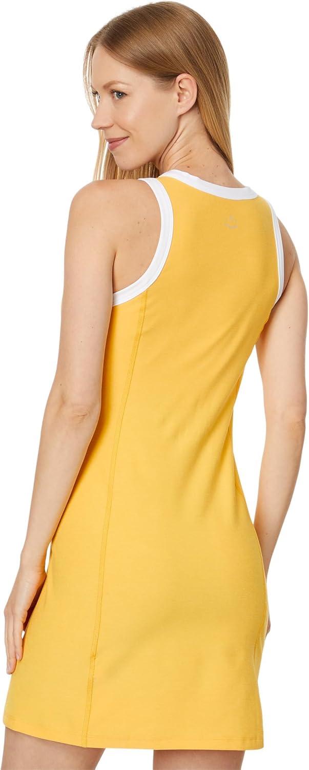 imageBeyond Yoga Womens Spacedye Outlines DressSunflower HeatherCloud White