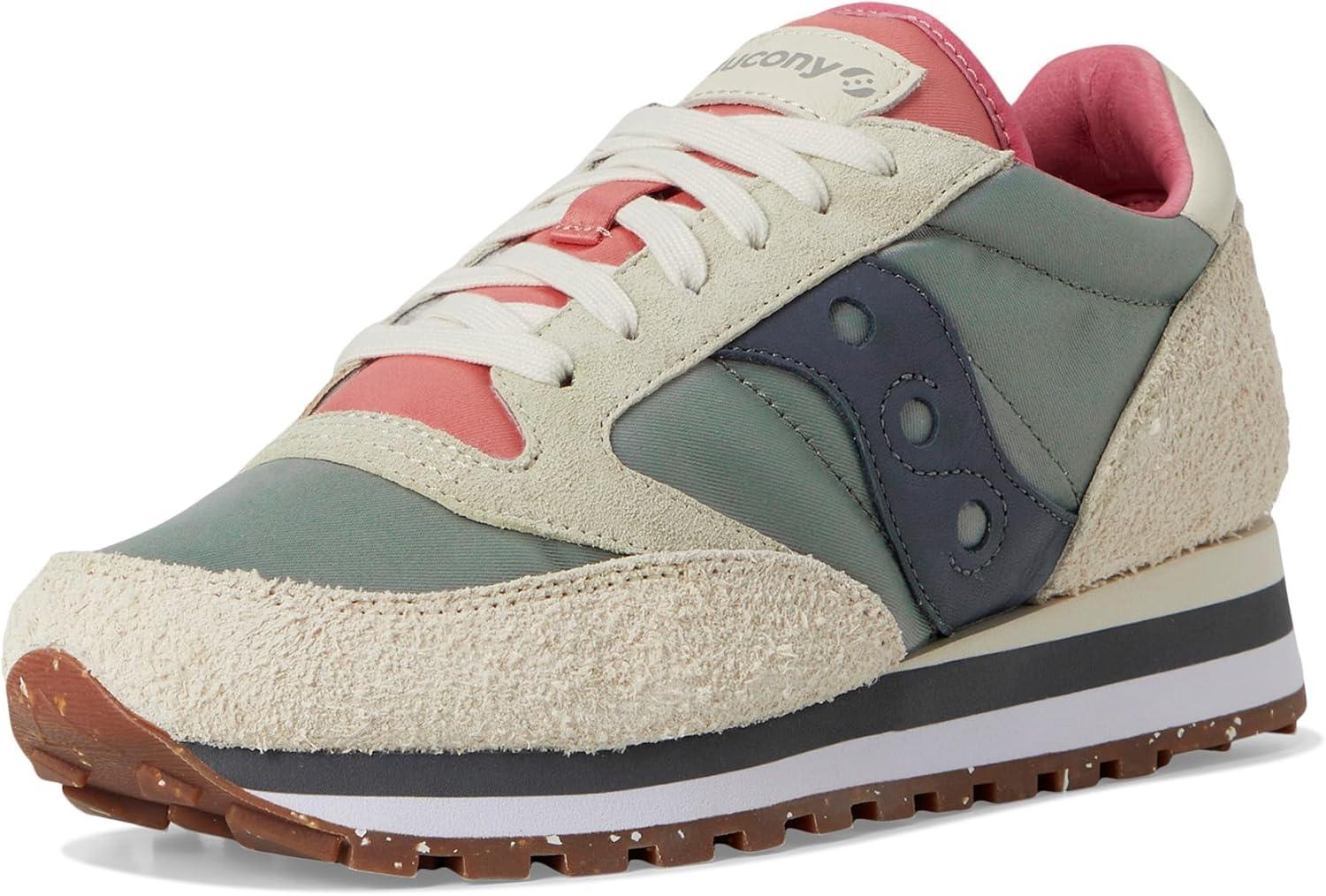 imageSaucony Womens Jazz Triple SneakerMudIvory