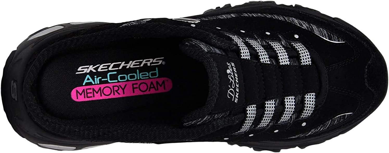 imageSkechers Sport Womens DLites SlipOn Mule SneakerBlack