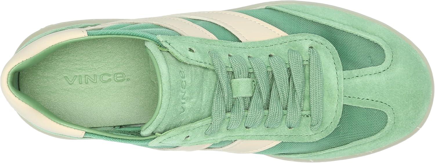 imageVince Womens Oasis SneakersApple Mint Mesh Suede
