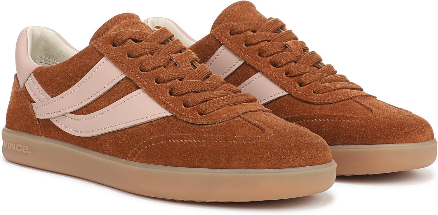 imageVince Womens Oasis SneakersBright SapBlush SuedeLeather