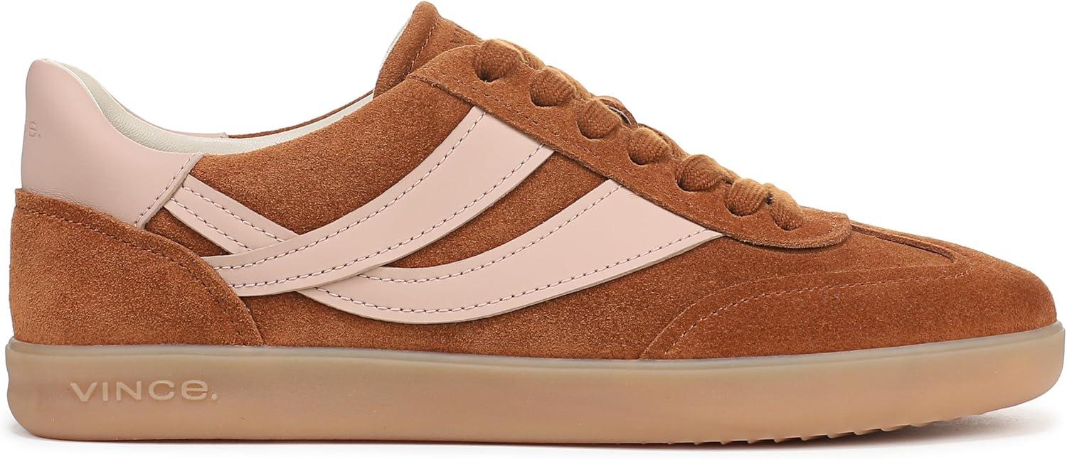 imageVince Womens Oasis SneakersBright SapBlush SuedeLeather