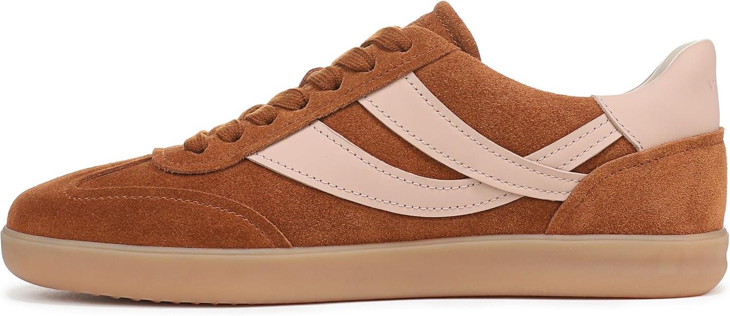 imageVince Womens Oasis SneakersBright SapBlush SuedeLeather