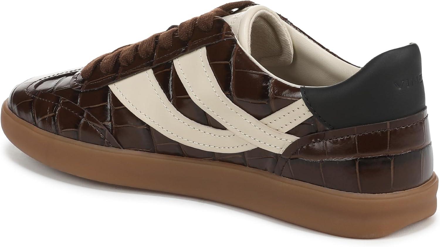 imageVince Womens Oasis SneakersCacao Brown Leather