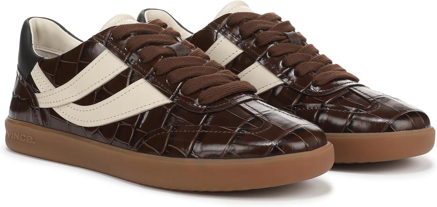 imageVince Womens Oasis SneakersCacao Brown Leather