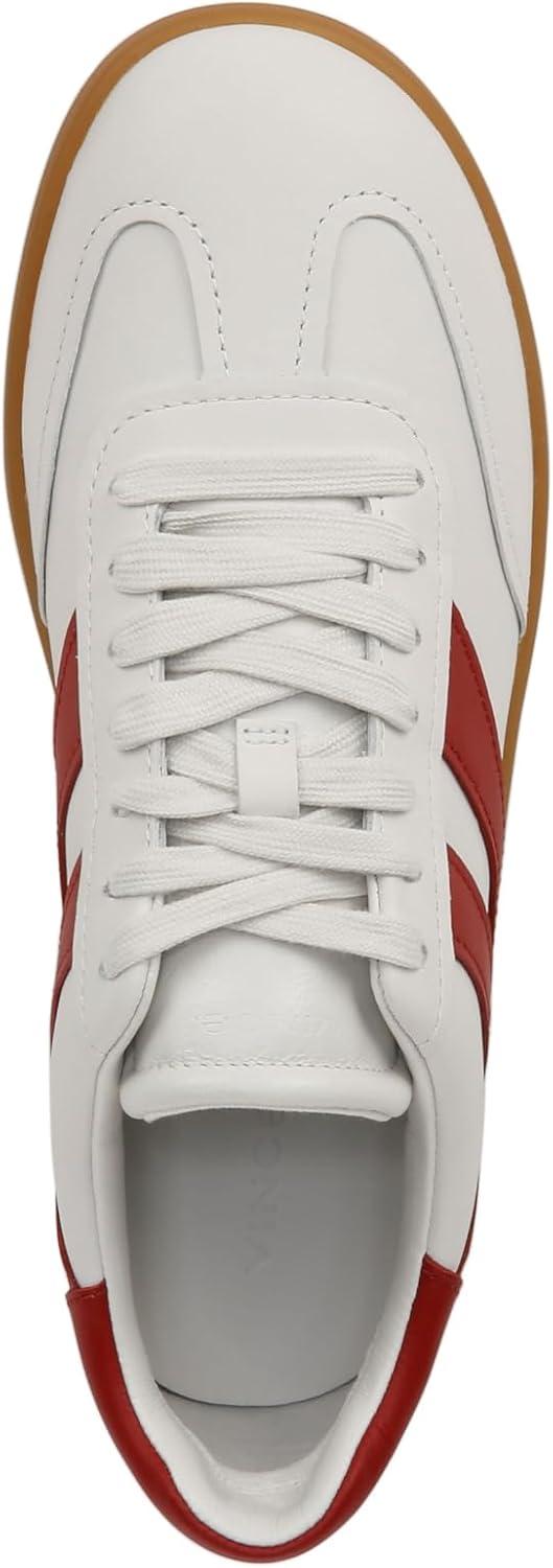 imageVince Womens Oasis SneakersChalk WhiteDeep Ruby