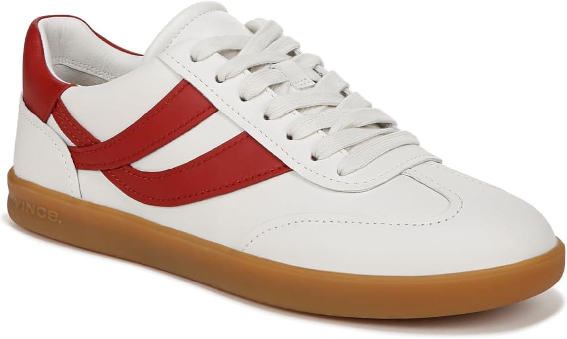 imageVince Womens Oasis SneakersChalk WhiteDeep Ruby