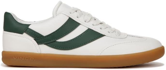 imageVince Womens Oasis SneakersChalk WhitePine Green Leather