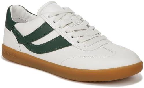 imageVince Womens Oasis SneakersChalk WhitePine Green Leather