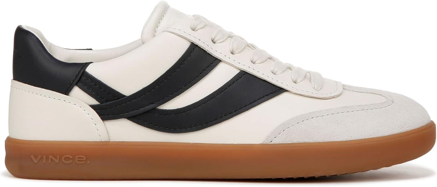 imageVince Womens Oasis SneakersFoam WhiteNight Blue Leather