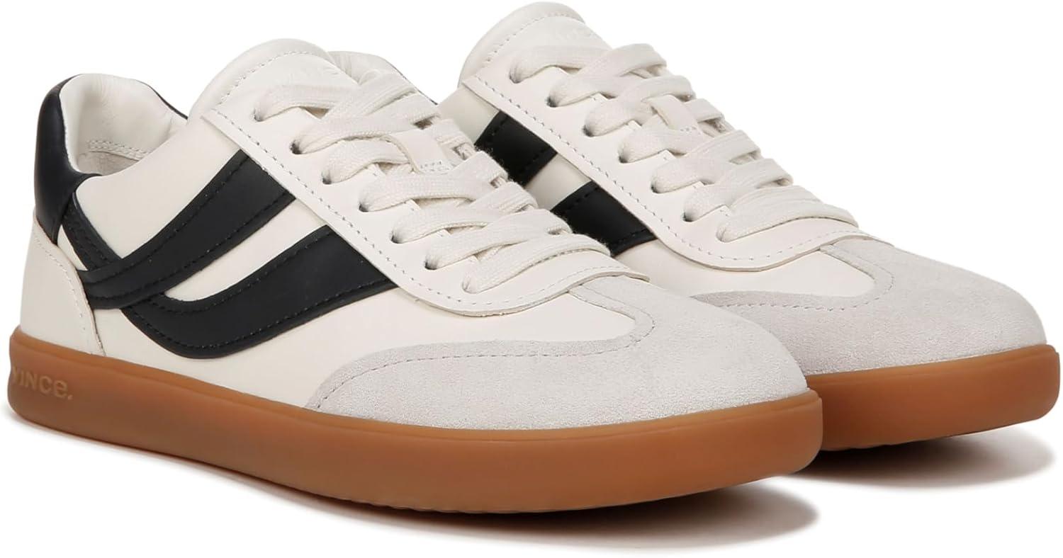 imageVince Womens Oasis SneakersFoam WhiteNight Blue Leather
