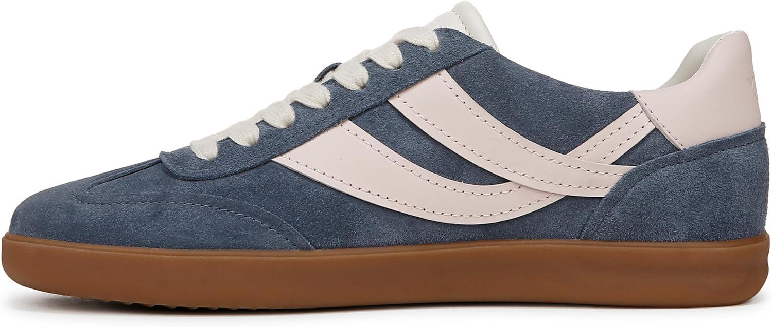 imageVince Womens Oasis SneakersHuntington BluePowder Pink Suede