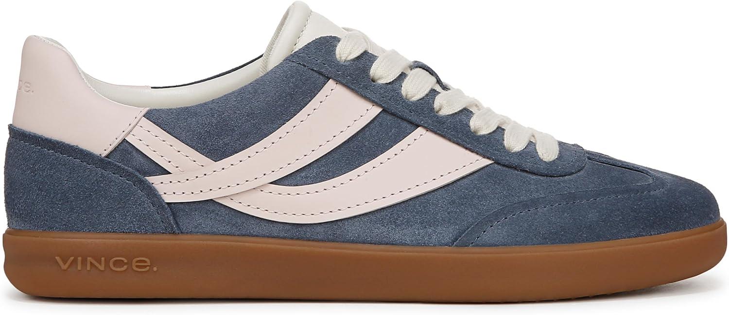 imageVince Womens Oasis SneakersHuntington BluePowder Pink Suede
