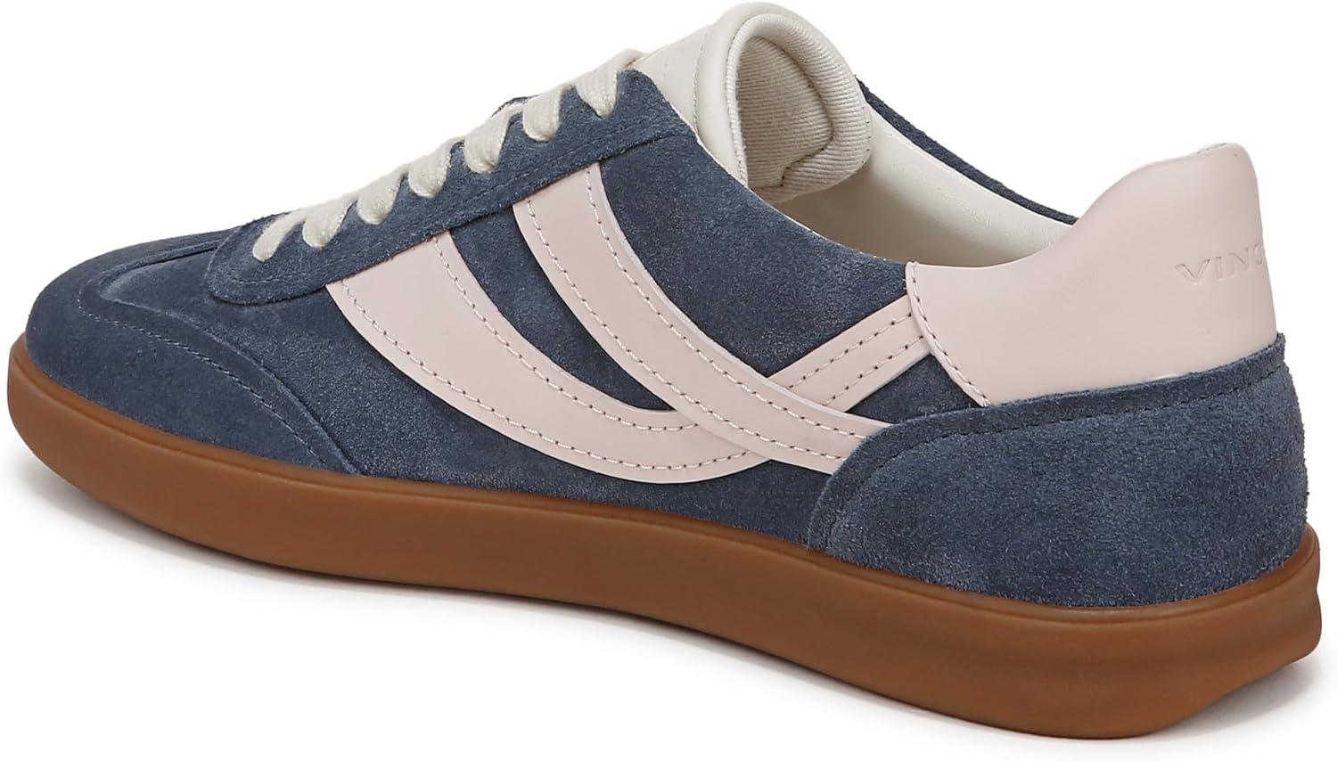 imageVince Womens Oasis SneakersHuntington BluePowder Pink Suede