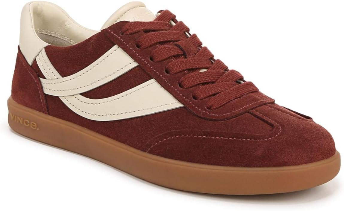 imageVince Womens Oasis SneakersMalbec Red Suede