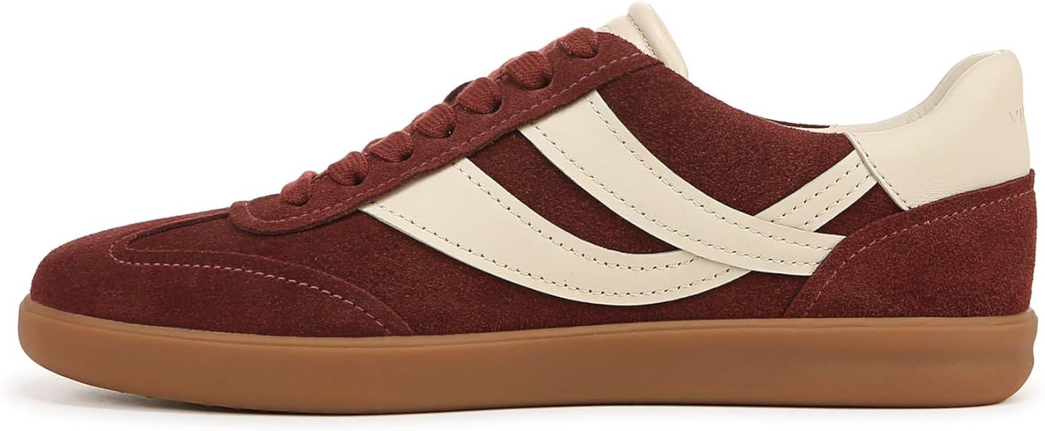 imageVince Womens Oasis SneakersMalbec Red Suede