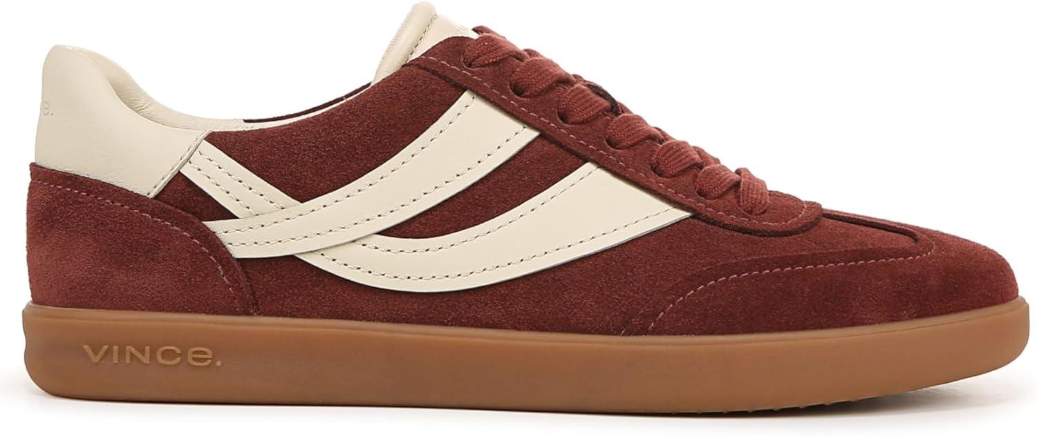imageVince Womens Oasis SneakersMalbec Red Suede