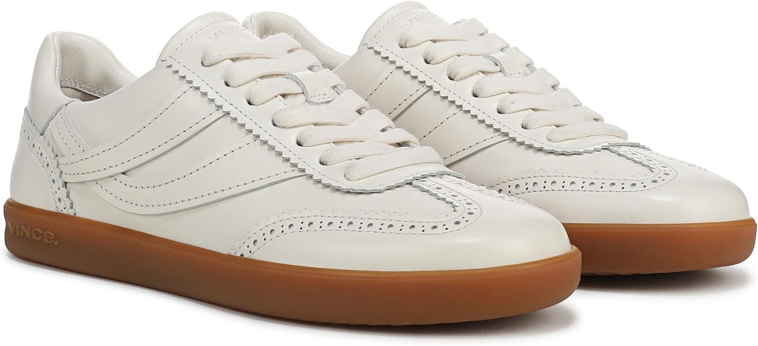 imageVince Womens Oasis SneakersMilk Leather Brogue