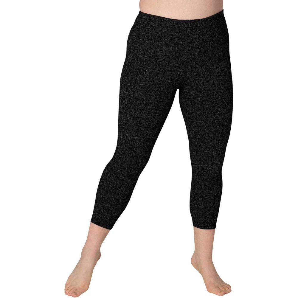 imageBeyond Yoga Womens Spacedye Walk and Talk High Waisted Capri LeggingDarkest Night